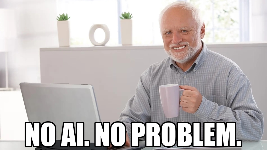 Hide the Pain Arnold. No AI. No Problem.